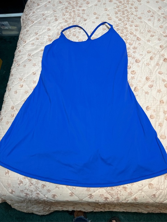 HALARA Dresses & Skirts - Halara SoftlyZero Plush Easy Peezy Active Dress - Royal Blue - XL